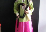 韩服个人写真,个人写真中的传统韵味与时尚交融
